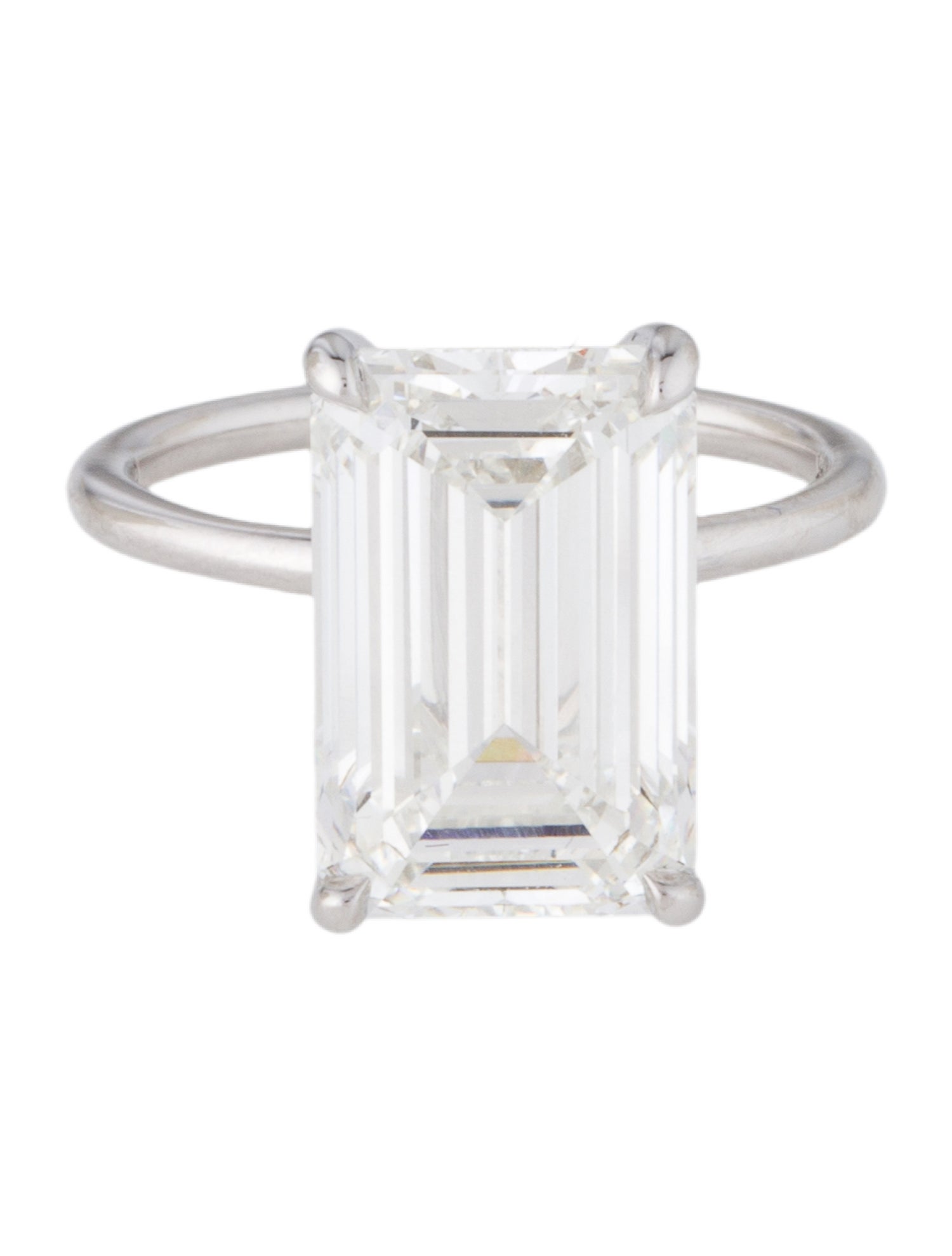 Ring 14K 6.57ct Lab-Grown Diamond Engagement Ring